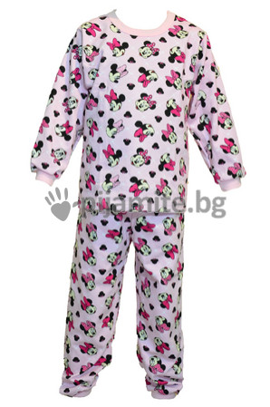 Детски пижами Пижами с дълъг ръкав Детска пижама - ВАТА Мини Маус (3-12г.) 130